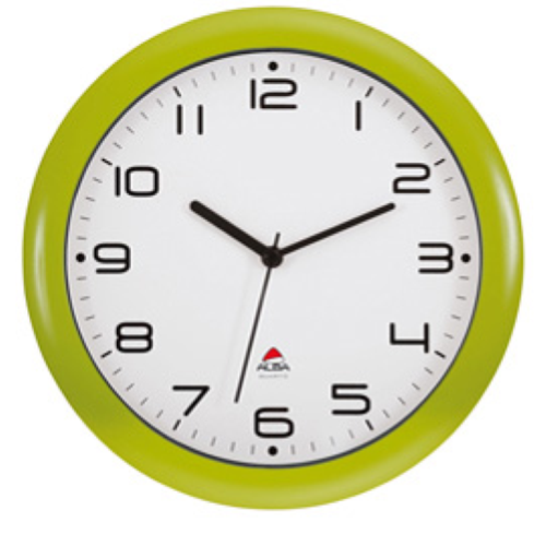 Orologio da parete Hornew - diametro 30 cm - verde - Alba